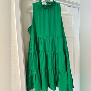 Kelly Green Sleeveless Dress